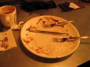 Waffle ALL GONE!