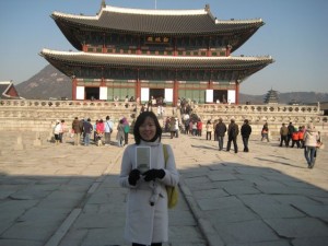 See?  She has a brochure.  Proves we were really there.