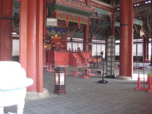 Throne room in Geunjeongjeon